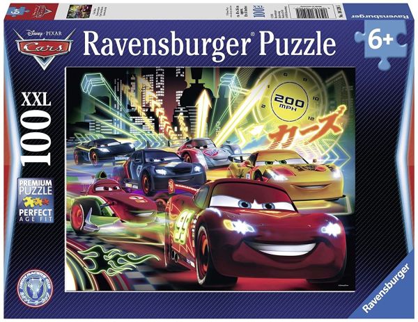 RAV105205 - Puzzle 100 Pièces CARS Néon - 1