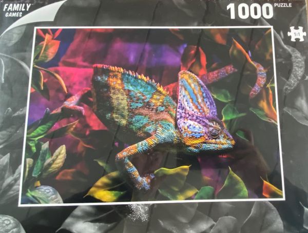 GLOT107-5 - Puzzle 1000 pièces Caméléon - 1