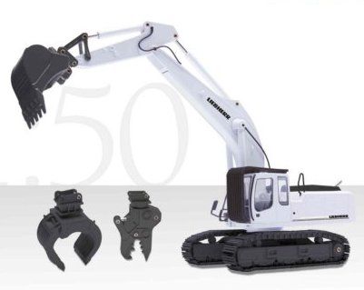 CON2921/11 - Pelle LIEBHERR R954C Avec Godet rétro pince de démolition et pince de manutention - 1