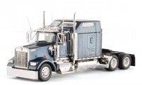 TON13013 - KENWORTH W900 86 Sleeper 6x4 Bleu Ech:1/53 - 1