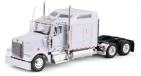 TON13008 - KENWORTH W900 86 Sleeper 6x4 Blanc Ech:1/53 - 1