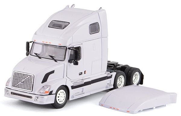 TON12I004 - VOLVO VNL 670  6x4 Blanc Avec 2 toits Ech:1/53 - 1