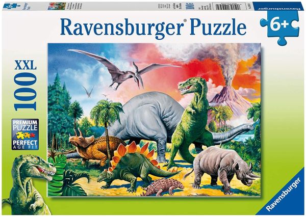 RAV109579 - Puzzle 100 Pièces Au milieu des dinosaures - 1