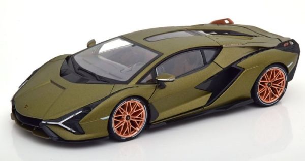 BUR11046GR - LAMBORGHINI Sian FKP37 2019 Verte - 1