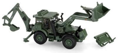 MOT13479 - Tractopelle JCB HMEE version militaire EU Ech:1/87 - 1