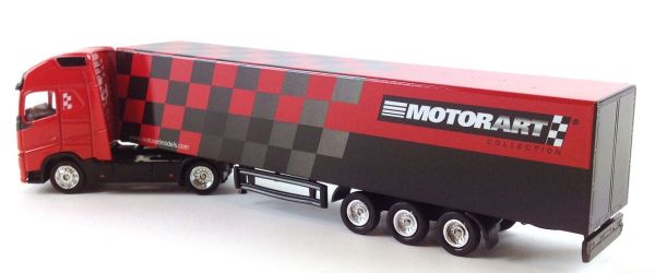 MOT13570 - VOLVO FH 540 4x2 Avec remorque 3 Essieux Rouge Ech:1/87 - 1