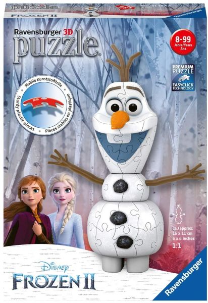 RAV111572 - Puzzle 3D 54 Pièces OLAF La reine des neiges - 1