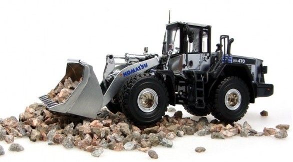 UH8029 - Chargeur KOMATSU WA470 Version chromée - 1