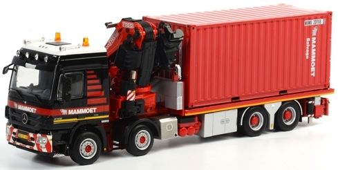 WSI02-1472 - MERCEDES MP3 L Grue Fassi F1100 + 20Ft Container MAMMOET - 1