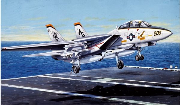 ITA1156 - Avion de chasse F-14A Tomcat à assembler et à peindre - 1