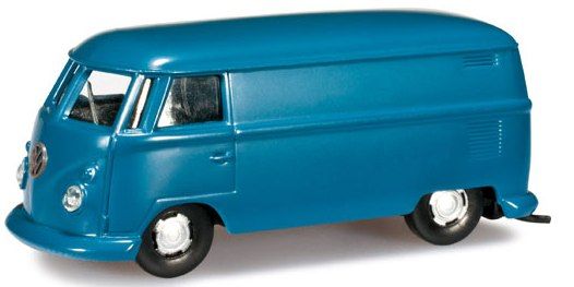 HER90469 - Fourgon VW T1 Bleu Ech:1/87 - 1