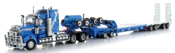 TWH9008 - KENWORTH T908 Avec remorque porte Engins et dolly 2x8 Tankate - 1