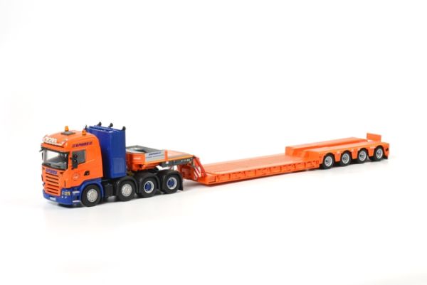 WSI01-1152 - SCANIA R Highline Avec remorque surbaissé 4 Essieux 