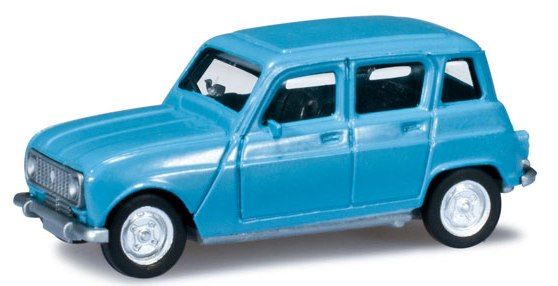 HER20190-003 - RENAULT 4L Bleu Ech:1/87 - 1