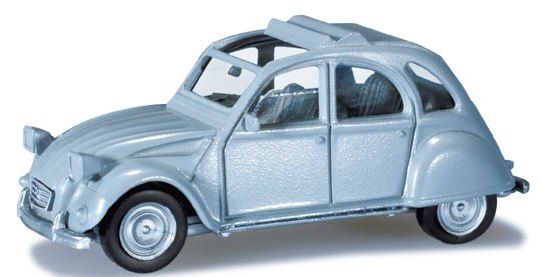 HER20824-002 - CITROEN 2 CV Cabriolet grise Ech:1/87 - 1