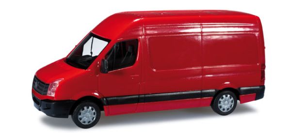 HER049955 - Fourgon VOLKSWAGEN Crafter Rouge Ech:1/87 - 1