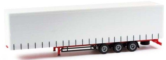 HER075664 - Remorque Bachée 3 Essieux Ech:1/87 - 1