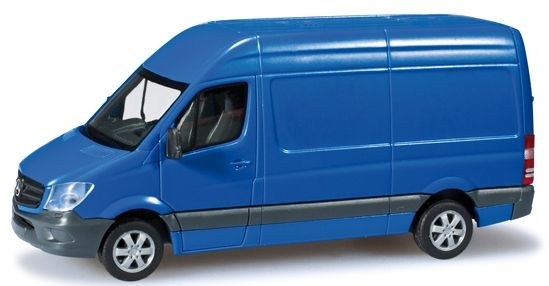 HER91138 - Fourgon MERCEDES Sprinter Bleu Ech:1/87 - 1