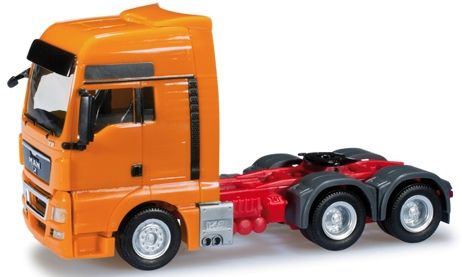 HER158626-003 - MAN TGX XXL 6x4 Orange Ech:1/87 - 1