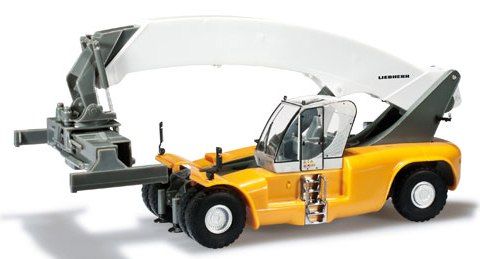 HER302302 - Chariot Porte Container LIEBHERR LRS 645 Ech:1/87 - 1