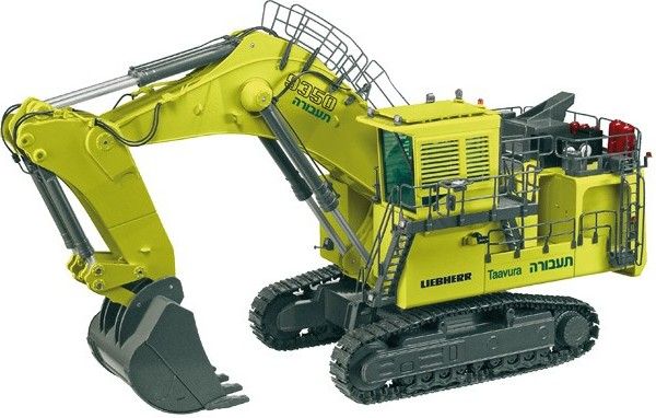 NZG662/01 - Pelle LIEBHERR R 9350 sur chenilles godet rétro 