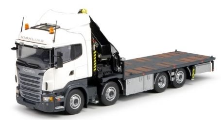 TEK63266 - SCANIA R HIGHLINE 8x2 porteur Avec grue 