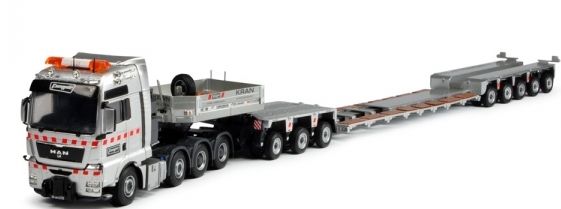 TEK62992 - MAN 8X4 Avec Remorque 8 Essieux GOLDHOFER  