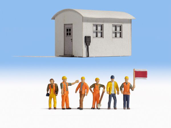 NOC12011 - Personnages de chantier avec cabane - 1