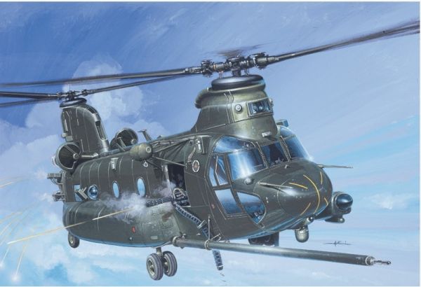 ITA1218 - Hélicoptère MH-47 E SOA Chinook à assembler et à peindre - 1