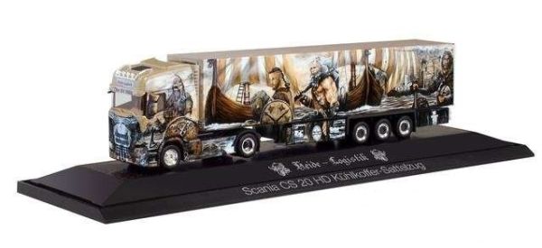 HER122023 - SCANIA CS20 HD 4x2 avec remorque frigo 3 Essieux HEIDE Logistique - THOR THE VIKING - 1