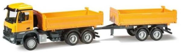 HER302524 - MERCEDES Arocs 6x4 Benne MEILLER et Remorque 2 Essieux - 1