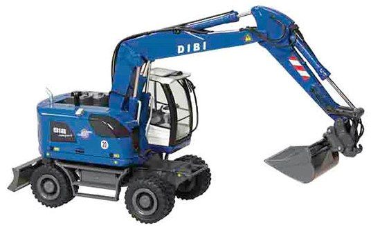 NZG818/02 - Pelle sur pneu LIEBHERR A918 Litronic   DIBI - 1