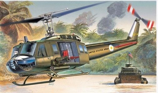 ITA1247 - Hélicoptère UH-1D Iroquois  à assembler et à peindre - 1