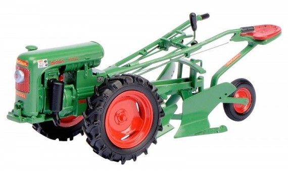 SCH8931 - Motoculteur HOLDER en miniature avec charrue et siége - 1