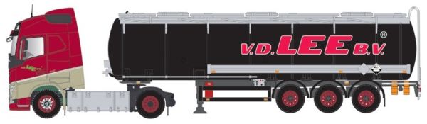 TEK63478 - VOLVO FH04 4x2 Avec Citerne noire 3 Essieux - VAN DER LEE - 1