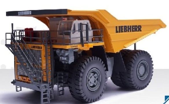 CON2765/01 - Dumper LIEBHERR T 264 Jaune - 1
