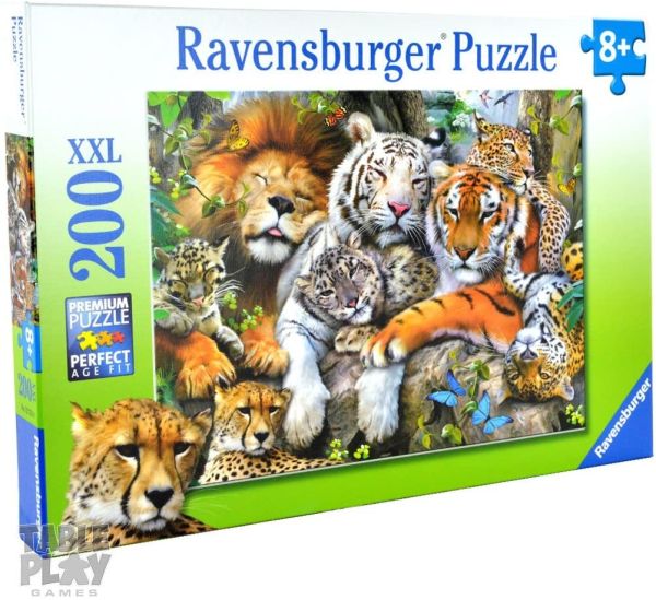 RAV127214 - Puzzle 200 Pièces La sieste des félins - 1
