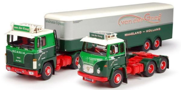 TEK64988 - SCANIA 141 6x4 et SCANIA LB76 6x4 Avec Remorque 2 Essieux 