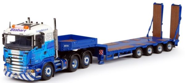 TEK63751 - SCANIA R 3 Essieux Avec Remorque porte Engins 4 Essieux STOBART RAIL - 1