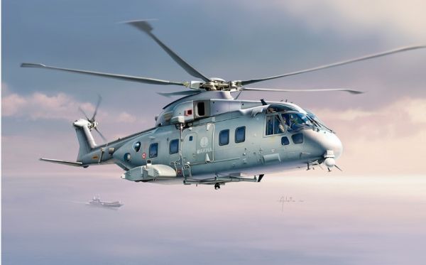 ITA1295 - Hélicoptère AW-101 Merlin TTI à assembler et à peindre - 1