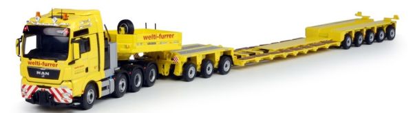 TEK64338 - MAN TGX XXL 8x4 Avec Remorque GOLDHOFER XLE 3+5 Essieux 