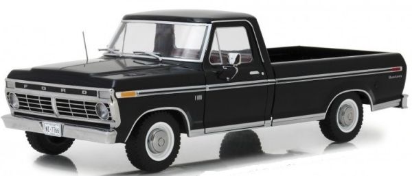 GREEN12963 - FORD F-100 pick-up 1973 noir - 1