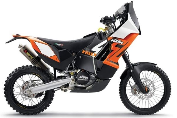 MST13067 - KTM Cycle 450 Rally orange et noire - 1