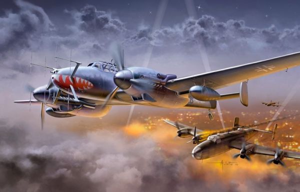 ITA1314 - Avion BF 110 G-4  à assembler et à peindre - 1