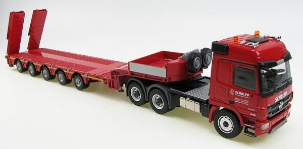 ARCHIVE062 - MERCEDES Actros 6x4 Avec Remorque Porte Engins 5 Essieux 