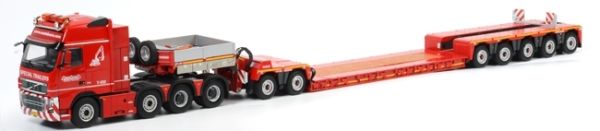 WSI02-1469 - VOLVO FH3 Globetrotter XXL 8x4 Avec remorque surbaissée 7 Essieux 