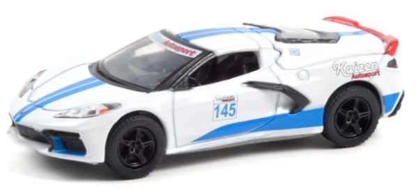 GREEN13300E - CHEVROLET Corvette C8 Stingray série GL MUSCLE sous blister - 1