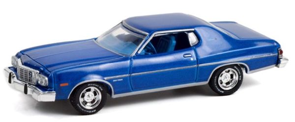 GREEN13310-B - FORD Gran Torino Sport 1974 bleue de la série GLMUSCLE sous Blister - 1