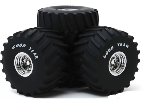 GREEN13547 - 4 Pneus GOODYEAR 66 Pouces pour Monster truck - 1