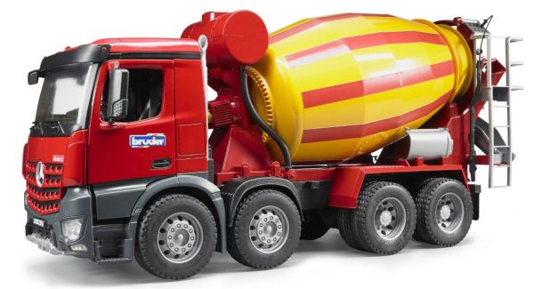 BRU3654 - MERCEDES Arocs 8x4 toupie rouge Ech:1/16 - 1